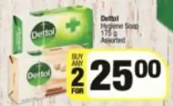 Spar Dettol Hygiene Soap Assorted 2 x 175g offer