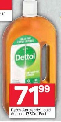 Pick n Pay Dettol Antiseptic Liquid Assorted 750ml offer