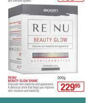 Dis-Chem Biogen RENU Beauty Glow Shake-300g offer