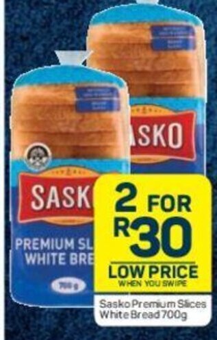 Pick n Pay Sasko Premium Slices White Bread 700g offer
