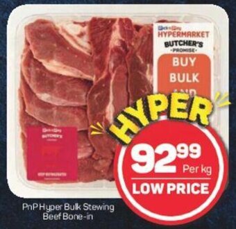PnP Hyper Bulk Stewing Beef Bone-In