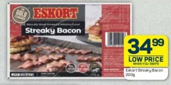 Pick n Pay Eskort Streaky Bacon 200g offer