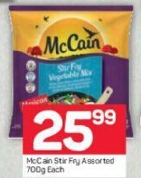 Pick n Pay McCain Stir Fry Assorted 700g each offer
