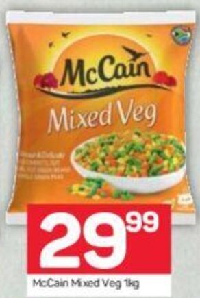 Pick n Pay McCain Mixed Veg 1kg offer