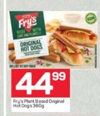 Pick n Pay Fry's Plant Based Original Hot Dogs 360g offer