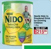 Dis-Chem Nestle Nido 3+ Powdered Drink For Growing Children-1.8Kg offer