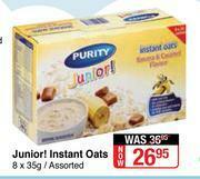 Dis-Chem Purity Junior Instant Oats Assorted-8 x 35g offer