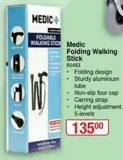 Dis-Chem Medic Folding Walking Stick (85483) offer