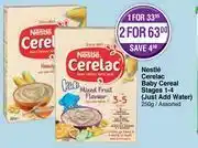 Dis-Chem Nestle Cerelac Baby Cereal Stages 1-4 (Just Add Water) Assorted-250g Each offer