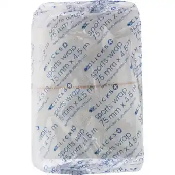 Adhesive sports bandage 75mmx4.5m