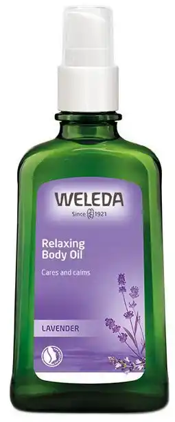 Weleda lavender relaxing body oil