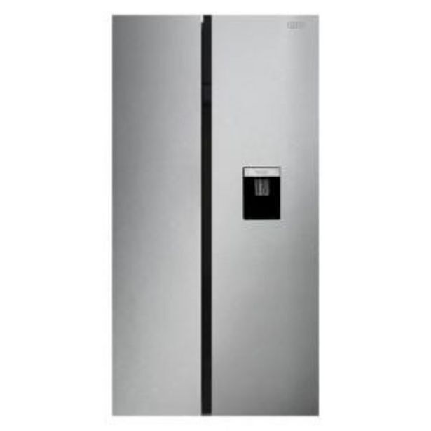Defy 555lt sidebyside fridge freezer dff447 offer at Hirsch's