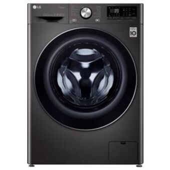 Lg 12kg wash / 8kg dry black steel vivace ai dd washer dryer combo - f4v9bcp2e