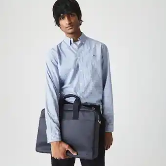 Unisex classic petit piqué computer bag