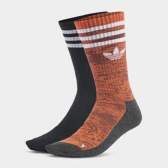 Sportscene Adidas originals 2-pack black/red socks offer