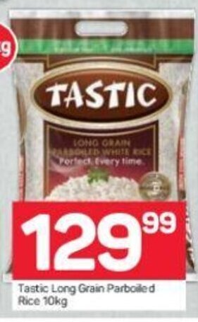 Pick n Pay Tastic Long Grain Parboiled Rice 10kg offer