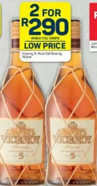 Pick n Pay Viceroy 5-Year-Old Brandy 750ml offer
