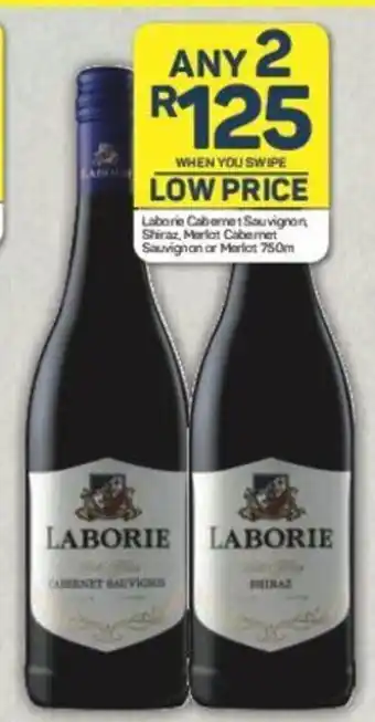 Laborie Cabernet Sauvignon, Shiraz, Merlot Cabernet Sauvignon or Merlot 750 ml