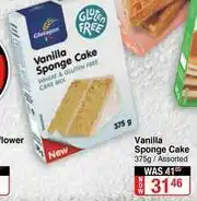 Glutagon Vanilla Sponge Cake Assorted-375g