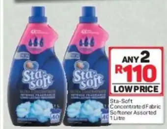 Pick n Pay Sta-Soft Concentrated Fabric Softener Assorted 1 Litre offer