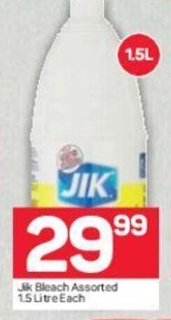 Pick n Pay Jik Bleach Assorted 1.5 Litre each offer