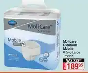 Dis-Chem Molicare Premium Mobile 6 Drop Large 14 Pack offer