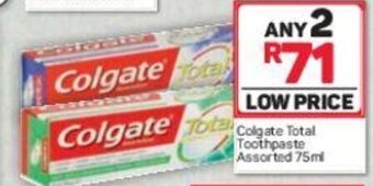 Pick n Pay Colgate Total Toothpaste Assorted 75ml offer