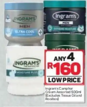 Pick n Pay Ingram's Camphor Cream Assorted 500ml offer