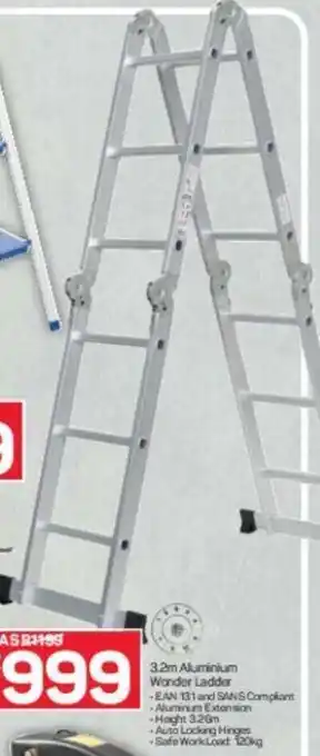 Pick n Pay 3.2 Aluminium Wonder Ladder offer