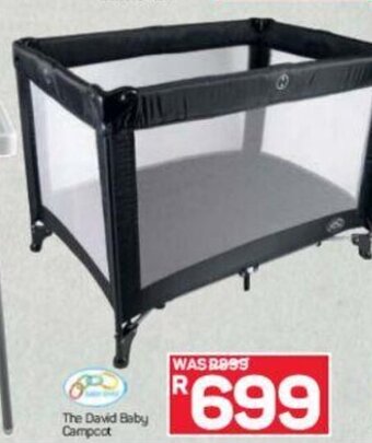 Pick n Pay The David Baby Campcot offer