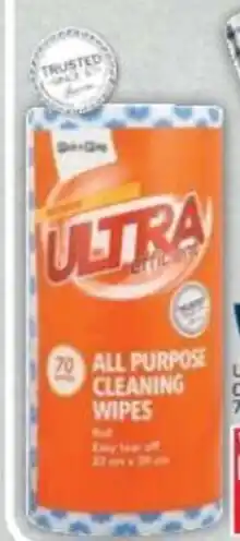 Pick n Pay PnP Ultra Efficient All Purpose Cleaning Wipes On-A-Roll 70-Sheets offer
