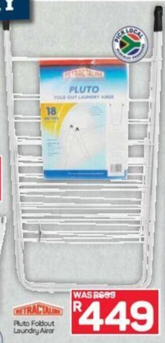 Pick n Pay Retractaline Pluto Foldout Laundry Airer offer