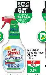 Dis-Chem Mr.Sheen Daily Surface Cleaner-1Ltr offer