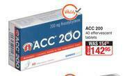 Dis-Chem ACC 200 40 Effervescent Tablets offer