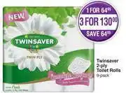 Dis-Chem Twinsaver 2 Ply Toilet Rolls 9 Pack-For 1 offer