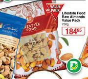 Dis-Chem Lifestyle Food Raw Almonds Value Pack-750g offer