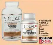 Dis-Chem Solal Double Vitamin C 90 Capsules Or Solal Lung Protection 30 Capsules-Each offer