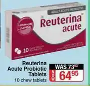 Reuterina Acute Probiotic Tablets-10 Chew Tablets