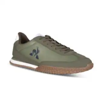 Men's le coq sportif veloce pu olive/gum shoe