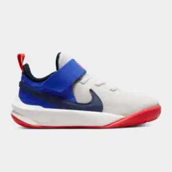 Totalsports Junior pre-school nike team hustle d10 white/navy/red shoe offer