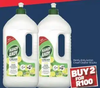 Pick n Pay Handy Andy Lemon Cream Cleaner 1.5 Litre offer