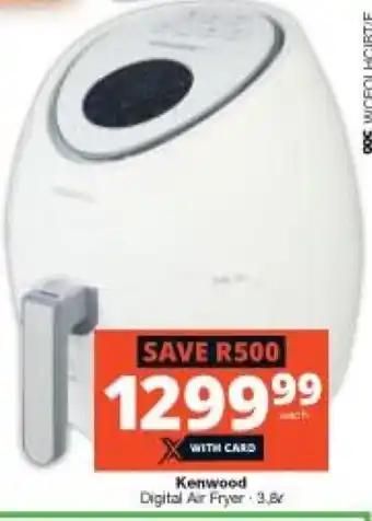 Checkers Kenwood - Digital Air Fryer 3.8L offer