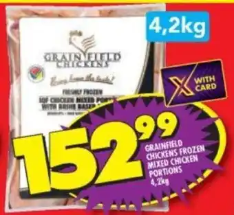 Shoprite Grainfield Chicken Frozen Mixed Chicken Portions 4.2 kg offer