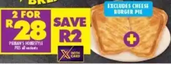 Shoprite Pieman's Homestyle Pies All Variants offer