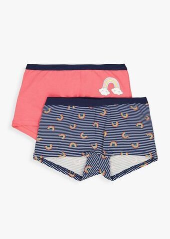 Woolworths Rainbow print boylegs 2 pack offer