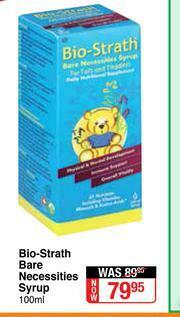 Dis-Chem Bio-Strath Bare Necessities Syrup-100ml offer