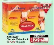 Dis-Chem Arthraway Chronic Value Pack (90+90 Caplets)-Per Pack offer