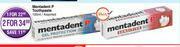 Dis-Chem Mentadent P Toothpaste Assorted-100ml offer