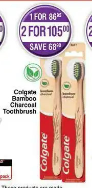 Dis-Chem Colgate Bamboo Charcoal Toothbrush-For 1 offer