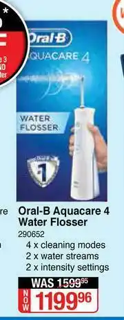 Dis-Chem Oral-B Aquacare 4 Water Flosser offer